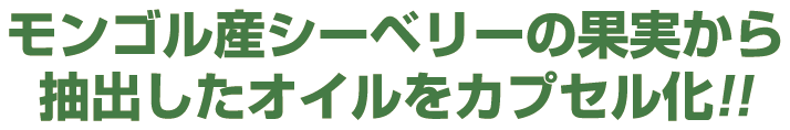 抽出したオイルをカプセル化!!