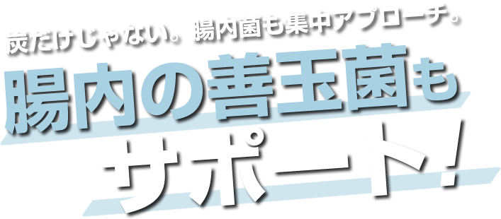 腸内フローラもサポート！！